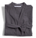 Kosta Linnewäfveri Spa Robe, Mörkgrå, S/M Kosta Linnewäfveri Spa Robe, Mörkgrå, S/M