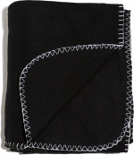 Nightingale Fleecepläd 130x170cm Svart