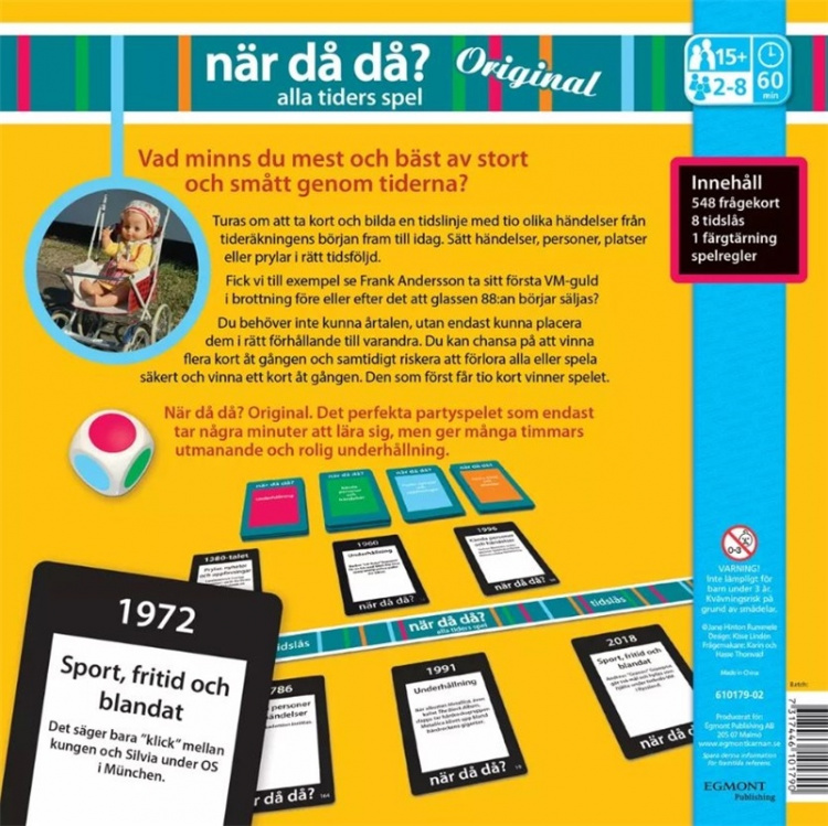 Kärnan Familjsespel När Då Då Orginal