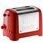 Dualit Brödrost Lite, 2 skivor, 1200W, Röd