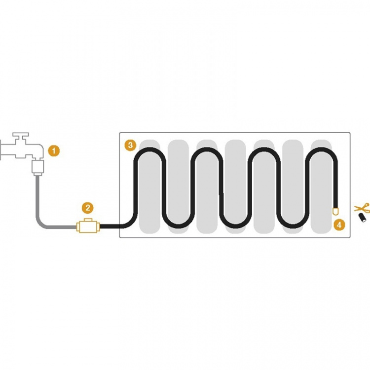 Fiskars Fuktslang 15m