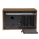 Denver Radio DAB+/FM Klocka Alarm DAB-46DGR Trä/Grafitgrå Denver Radio DAB+/FM Klocka Alarm DAB-46DGR Trä/Grafitgrå