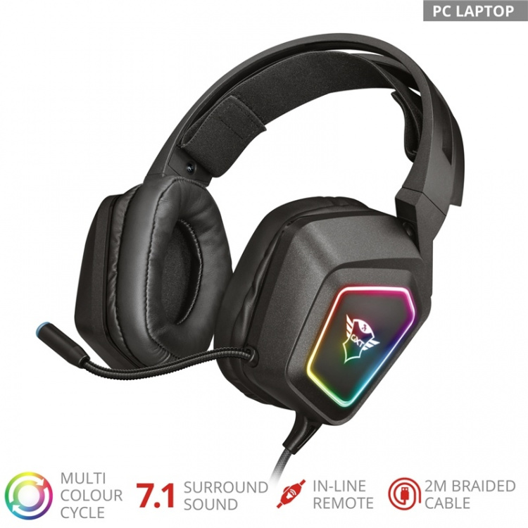 Trust GXT 450 Blizz RGB 7.1 Headset