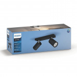 Philips myLiving Kosipo 2 Spot Svart