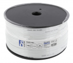 DELTACO högtalarkabel, 2x2,5mm2, okontakterad, ren koppar, 100m