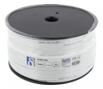 DELTACO högtalarkabel, 2x2,5mm2, okontakterad, ren koppar, 100m