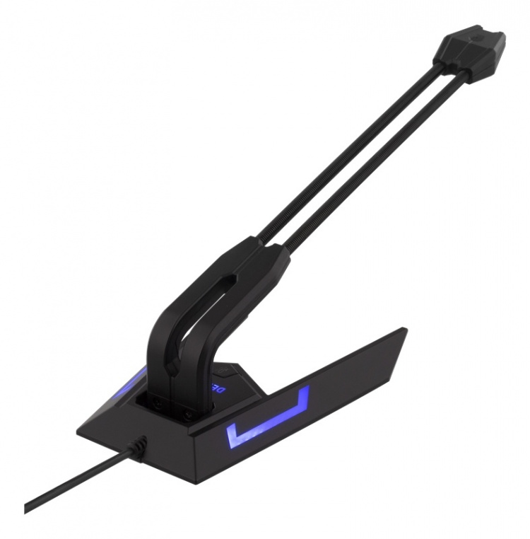 DELTACO USB-skrivbordsmikrofon, frekvensomfång 100 Hz - 1 kHz