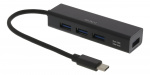 USB C 3.1 HUB 4port Black USB C 3.1 HUB 4port Black
