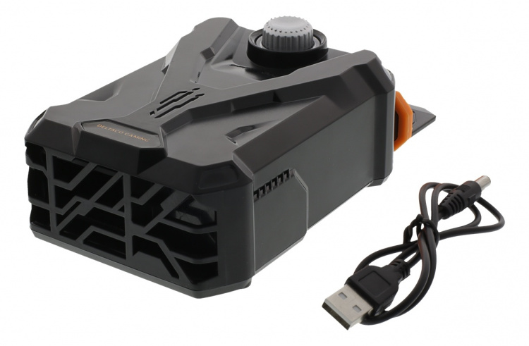 DELTACO GAMING laptopkylare för luftutblåset, 2000-3500 RPM, 17,35 CFM