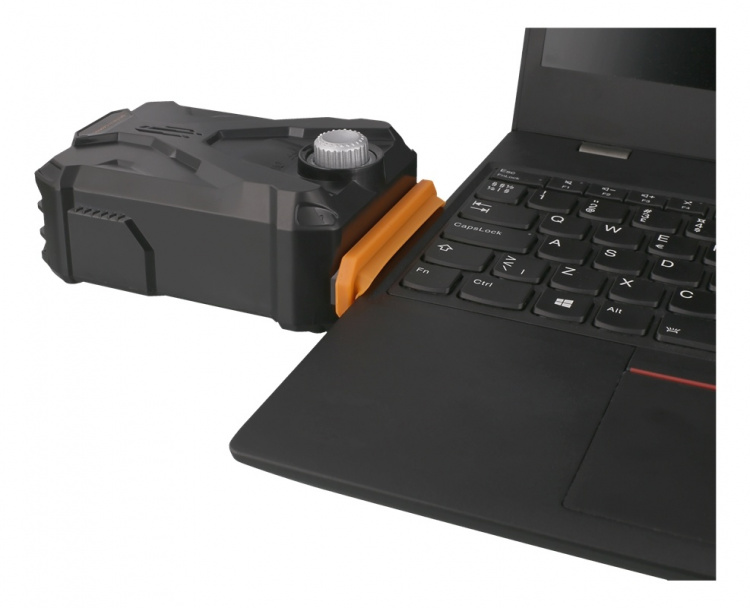 DELTACO GAMING laptopkylare för luftutblåset, 2000-3500 RPM, 17,35 CFM