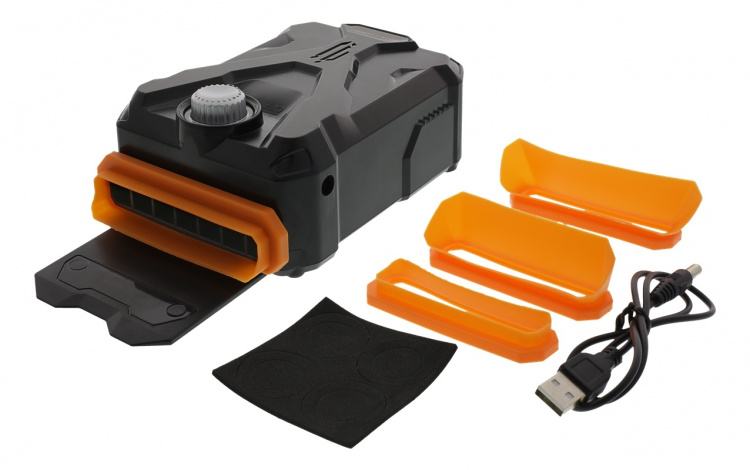 DELTACO GAMING laptopkylare för luftutblåset, 2000-3500 RPM, 17,35 CFM