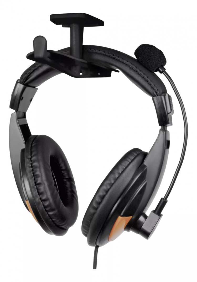 DELTACO GAMING headset-hängare för 2st headsets, ABS plast, svart DELTACO GAMING headset-hängare för 2st headsets, ABS plast, svart