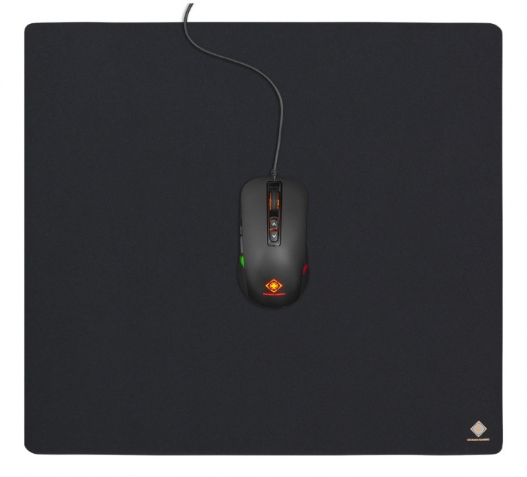 DELTACO GAMING musmatta XL, 45x40cm, tvättbart tyg, svart DELTACO GAMING musmatta XL, 45x40cm, tvättbart tyg, svart