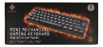 DELTACO GAMING mekaniskt tangentbord med röda brytare, 60% RGB, 62st tangenter