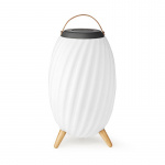 Nedis Bluetooth-högtalare med stämmningsbelysning | 6 timmar | Ambient design | 90 W | Mono | RGB / Varm Vit | IPX5 | Synkroniseringsbar | Grå / Vit