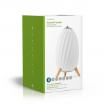 Nedis Bluetooth-högtalare med stämmningsbelysning | 6 timmar | Ambient design | 90 W | Mono | RGB / Varm Vit | IPX5 | Synkroniseringsbar | Grå / Vit