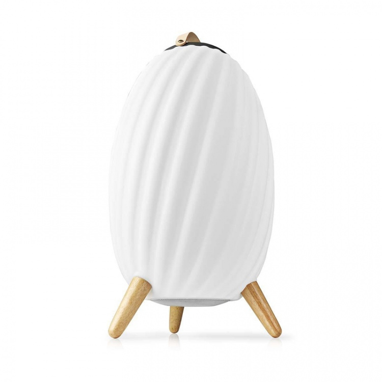 Nedis Bluetooth-högtalare med stämmningsbelysning | 6 timmar | Ambient design | 90 W | Mono | RGB / Varm Vit | IPX5 | Synkroniseringsbar | Grå / Vit