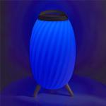 Nedis Bluetooth-högtalare med stämmningsbelysning | 6 timmar | Ambient design | 90 W | Mono | RGB / Varm Vit | IPX5 | Synkroniseringsbar | Grå / Vit