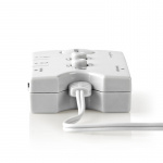 Nedis Audio switch | Anslutningsingång: 2x 3,5 mm Hane | Anslutningsutgång: 3x 3,5 mm hona + 2,5 mm hona | Funktionskontroll: Instruktionsbok | Antal knappar: 3