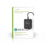 Nedis Ström omvandlare | Strömadapter | 230 V AC 50 Hz | 70 W | Jordad kontakt | Svart