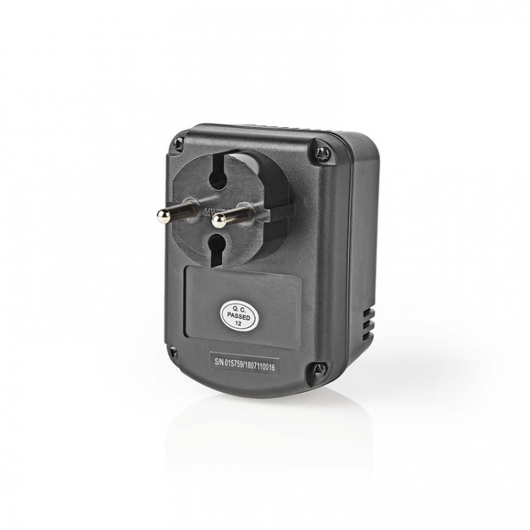 Nedis Ström omvandlare | Strömadapter | 230 V AC 50 Hz | 30 W | Jordad kontakt | Svart