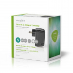 Nedis Ström omvandlare | Strömadapter | 230 V AC 50 Hz | 30 W | Jordad kontakt | Svart