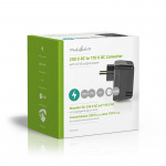 Nedis Ström omvandlare | Strömadapter | 230 V AC 50 Hz | 30 W | Jordad kontakt | Svart