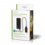 Nedis Ström omvandlare | Strömadapter | 230 V AC 50 Hz | 12 V DC | 60 W | Jordad kontakt | Svart