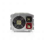 Nedis Växelriktare med modifierad sinusvåg | Inspänning: 12 V DC | Enhetens utgångsanslutning: Type F (CEE 7/3) | 230 V AC 50 Hz | 4000 W | Toppeffekt: 8000 W | Skruv terminal | Silver