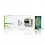 Nedis Växelriktare med modifierad sinusvåg | Inspänning: 12 V DC | Enhetens utgångsanslutning: Type F (CEE 7/3) | 230 V AC 50 Hz | 4000 W | Toppeffekt: 8000 W | Skruv terminal | Silver