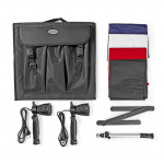 Nedis Foto Studio Kit | 400 lm | Vikbar | Bakgrunder ingår | Resväska ingår | Svart