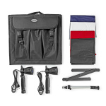 Nedis Foto Studio Kit | 400 lm | Vikbar | Bakgrunder ingår | Resväska ingår | Svart