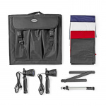 Nedis Foto Studio Kit | 400 lm | Vikbar | Bakgrunder ingår | Resväska ingår | Svart Nedis Foto Studio Kit | 400 lm | Vikbar | Bakgrunder ingår | Resväska ingår | Svart