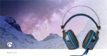 Nedis Gaming Headset | Over-Ear | Surround | USB Type-A | Bendable & Retractable mikrofon | 2.10 m | Normal Belysning Nedis Gaming Headset | Over-Ear | Surround | USB Type-A | Bendable & Retractable mikrofon | 2.10 m | Normal Belysning
