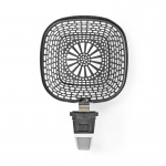 Nedis Varmluftfritös grill panna | Non-stick beläggning | Diskmaskinen säker | Metall | Grå