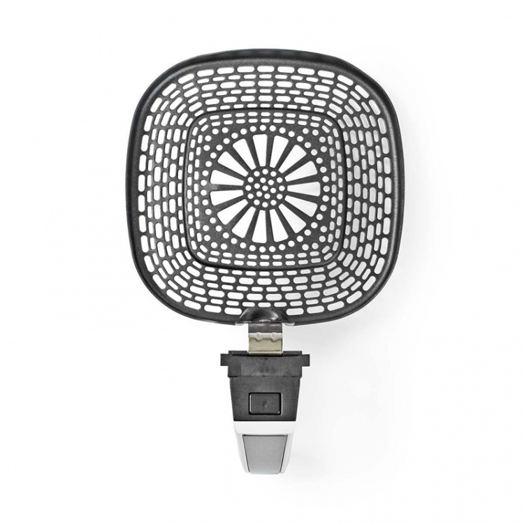 Nedis Varmluftfritös grill panna | Non-stick beläggning | Diskmaskinen säker | Metall | Grå