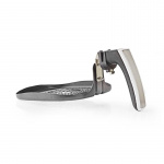 Nedis Varmluftfritös grill panna | Non-stick beläggning | Diskmaskinen säker | Metall | Grå