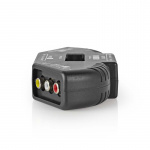 Nedis Composite Video Switch | 3-Port port(s) | Ingång för audio/video/dataanslutningar: 3x Composite Video (RWY) | Audio / video / dataanslutningar utgång: 1x Composite Video (RWY) | 1024x576 | ABS | Svart