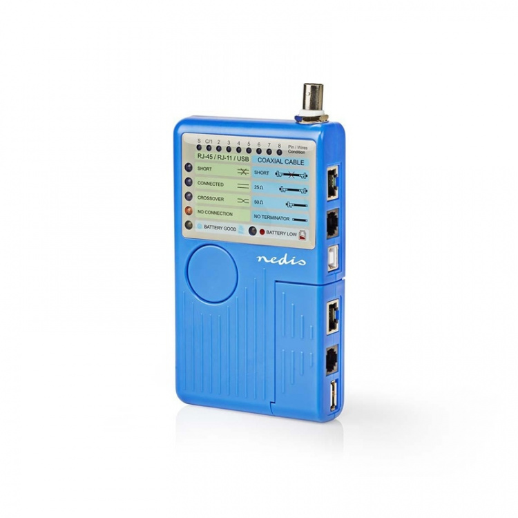 Nedis LAN measuring instrument | Tråddragen | 180 m | LED-indikator | Batteridriven Nedis LAN measuring instrument | Tråddragen | 180 m | LED-indikator | Batteridriven