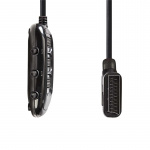 Nedis Omkopplingsbar SCART-kopplingsbox SCART hane - 3x SCART hona 0,50 m svart