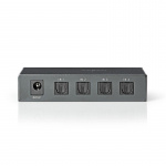 Nedis Optisk audioswitch | 4-port - 4x TosLink-ingång | 1x TosLink-utgång