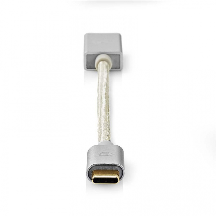 Nedis USB 3.1-kabel | Typ-C, hane - A-hona | 0.15 m | Aluminium