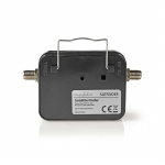 Nedis Satellit-signalstyrka Meter | 950-2400 MHz | Ingångskänslighet: 83 dB | Utnivå: 102 dBuV | Svart Nedis Satellit-signalstyrka Meter | 950-2400 MHz | Ingångskänslighet: 83 dB | Utnivå: 102 dBuV | Svart