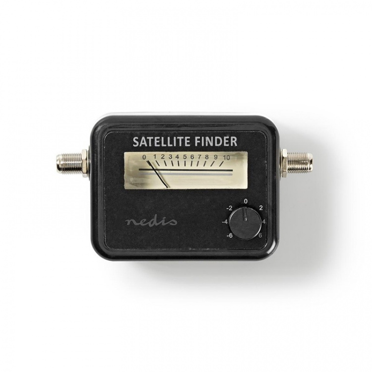 Nedis Satellit-signalstyrka Meter | 950-2400 MHz | Ingångskänslighet: 83 dB | Utnivå: 102 dBuV | Svart Nedis Satellit-signalstyrka Meter | 950-2400 MHz | Ingångskänslighet: 83 dB | Utnivå: 102 dBuV | Svart