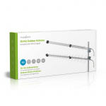 Nedis 4G / 3G Antenn | 5G | Utomhus | 698 - 3800 MHz | Förstärkning: 15 dB | 0.30 m | Silver