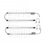 Nedis 4G / 3G Antenn | 5G | Utomhus | 698 - 3800 MHz | Förstärkning: 15 dB | 0.30 m | Silver