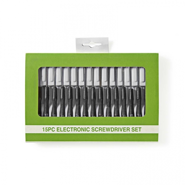 Nedis precisionsmejselsats | 3x PH / 4x Flat / 4x Hex / 4x Tx