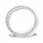 Nedis Inloppsslang nylon | 1/2\'\' | 3/4\'\' | 10 Bar | 90 °C | 2.00 m | Användning: Maträtt / Tvättmaskin | Nylon | Röd / Vit