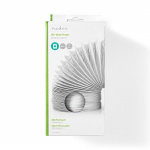 Nedis Luft Utloppsslang PVC | 100 mm | 6.00 m | Passar till: Air Ventilation / Tumble Dryers | Vit