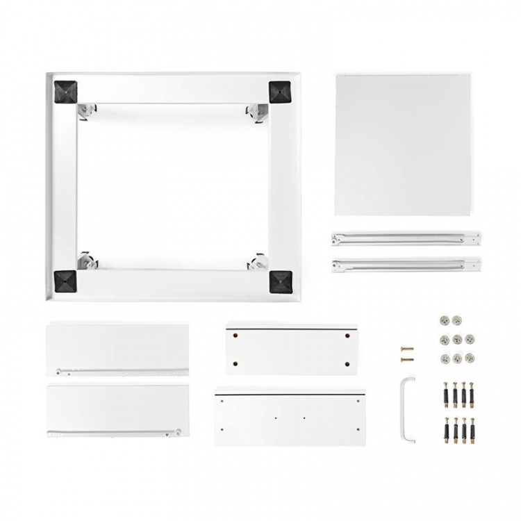 Nedis Stativ för Tvättmaskin och Torktumlare | Låda | 150 kg | Vit